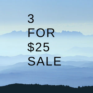 3 for $25 sale